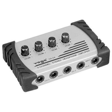 銀色立體聲擴大器