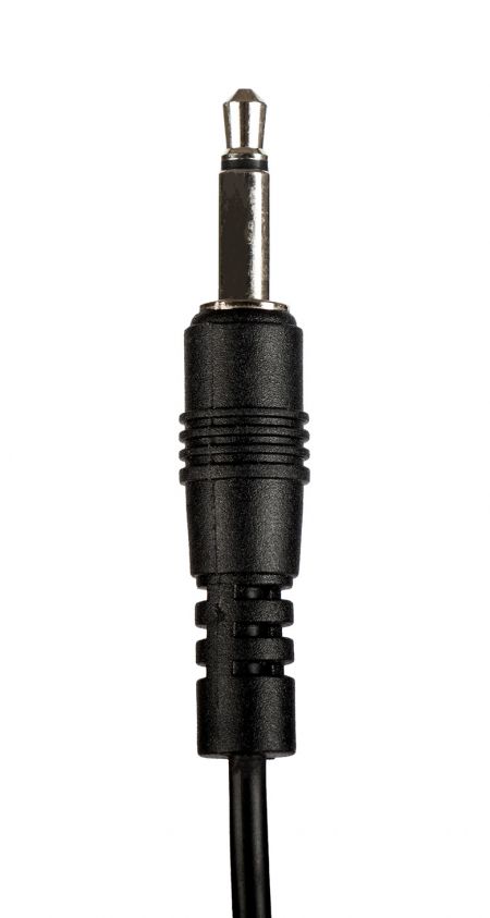 Connector of the headworn microphone.