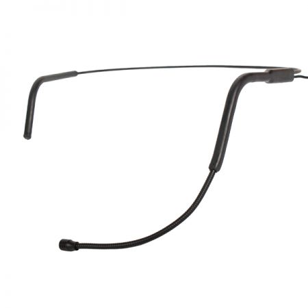 Headworn microphone with compact omni-directional capsule for clear, consistent audio pickup - Omni0directional headworn mic with whole view