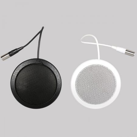 高訊噪比的平面式麥克風提供兩種顏色選擇,讓使用者更方便搭配需求