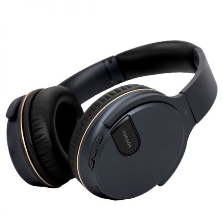 Ein tragbarer kabelloser Kopfhörer.