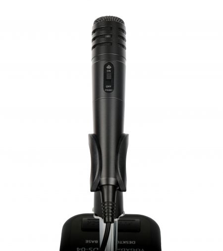 Cuenta con un botón fácil de usar para cambiar convenientemente el micrófono encendido o apagado, mejorando la facilidad de uso durante la operación.
