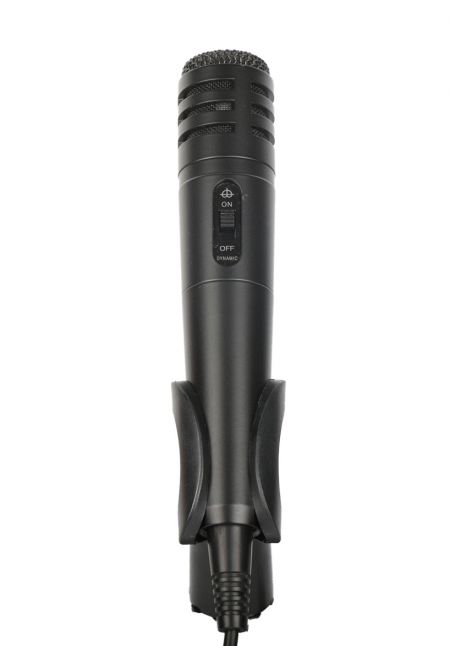Micrófono dinámico de mano para PA JCB-95 vista frontal.