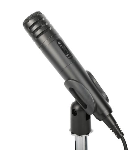 Micrófono dinámico de mano para radio HAM y uso en PA - Micrófono dinámico de mano para PA con cable.