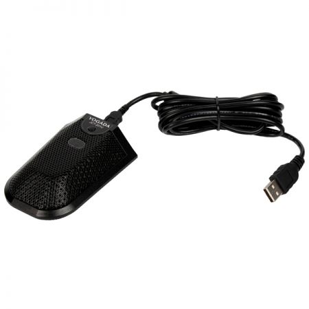 多用途に設計された頑丈な金属製ハウジングのバウンダリーマイクロフォン。