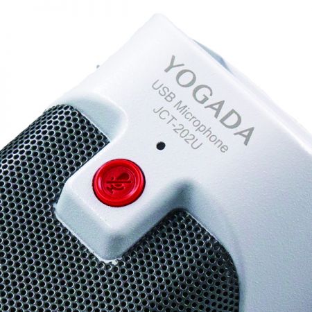 ميكروفون حدودي USB مع زر كتم ومؤشر أحمر