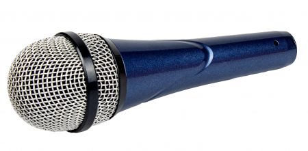 Гиперкардиоидный динамический микрофон с боковым видом.