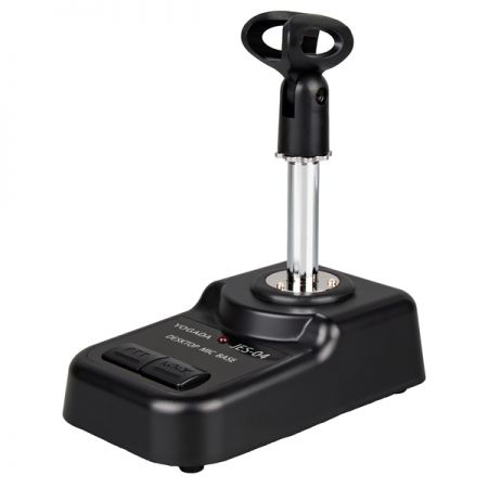 Base de micrófono de escritorio con soporte de clip para micrófonos de mano de escenario y estudio dinámicos