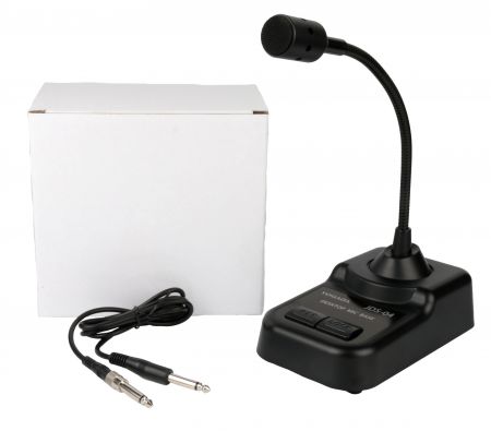 micrófono de cuello de cisne de escritorio JDS-04C juego completo con paquete.