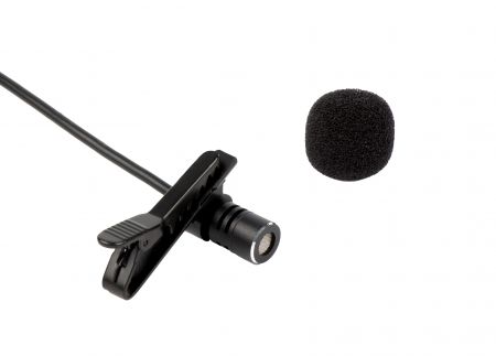 Lavalier  cardioid microphone with cable