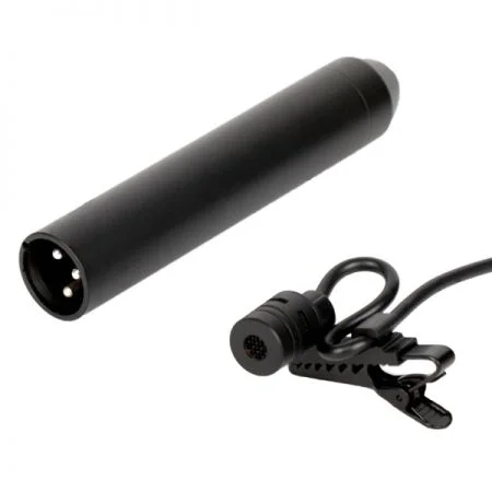 3.5mmプラグとファントムパワー付きコンデンサタイクリップマイク - ファントムパワー付きクリップオン楽器マイク