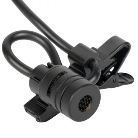 La apariencia del micrófono Lavalier