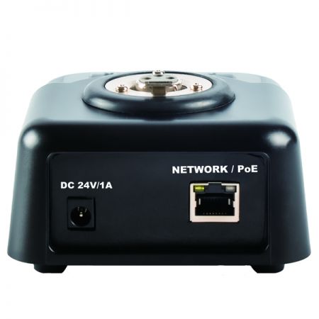 Chân microphone Dante với đầu nối phía sau, lý tưởng cho âm thanh mạng và thiết lập âm thanh chuyên nghiệp