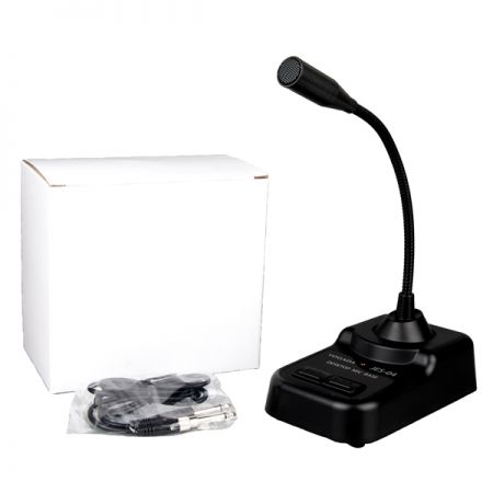 桌上型麥克風,隨附連接線,方便即時安裝與使用