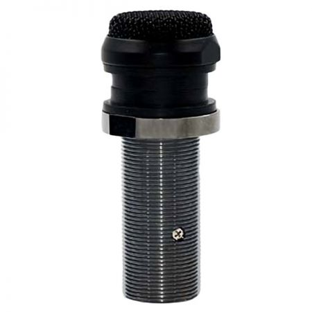 Phantom powered installation microphone with omni directional pickup pattern