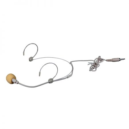 Un conjunto de micrófono de auricular doble