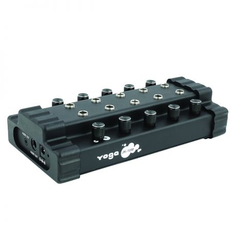 10-Channel mic mixer with individual volume control - 10-channel junction box with knobs for control
