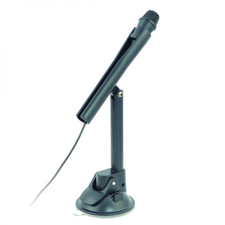 A suction cup mount include in the lavalier microphone