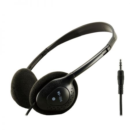 Наушники легкого веса с кабелем