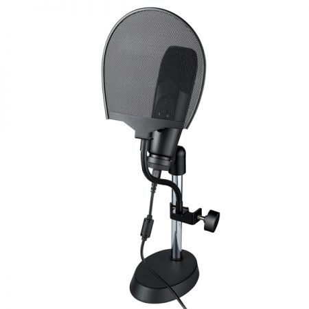 Lightweight USB microphone designed for recording purposes.