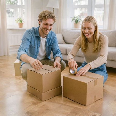 Essential kraft paper tape for packing and moving