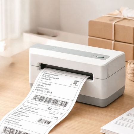 Easy-to-print thermal label stickers