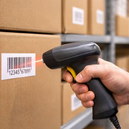 Thermal label stickers for warehouse and logistics use