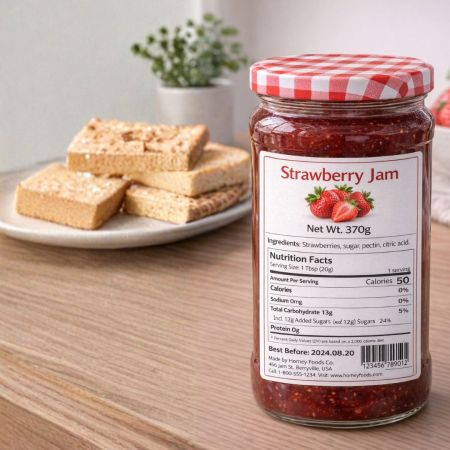 Thermal label stickers for food labeling