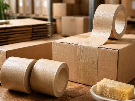 Water Activated Kraft Paper Packing Tape - Customized Water-Activated Kraft Paper Packing Tape