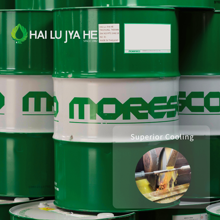MORESCO Full Synthetic Cutting Fluid - MORESCO GD cutting fluid has the excellent lubricating, cooling, washing abilities and good rust protection.