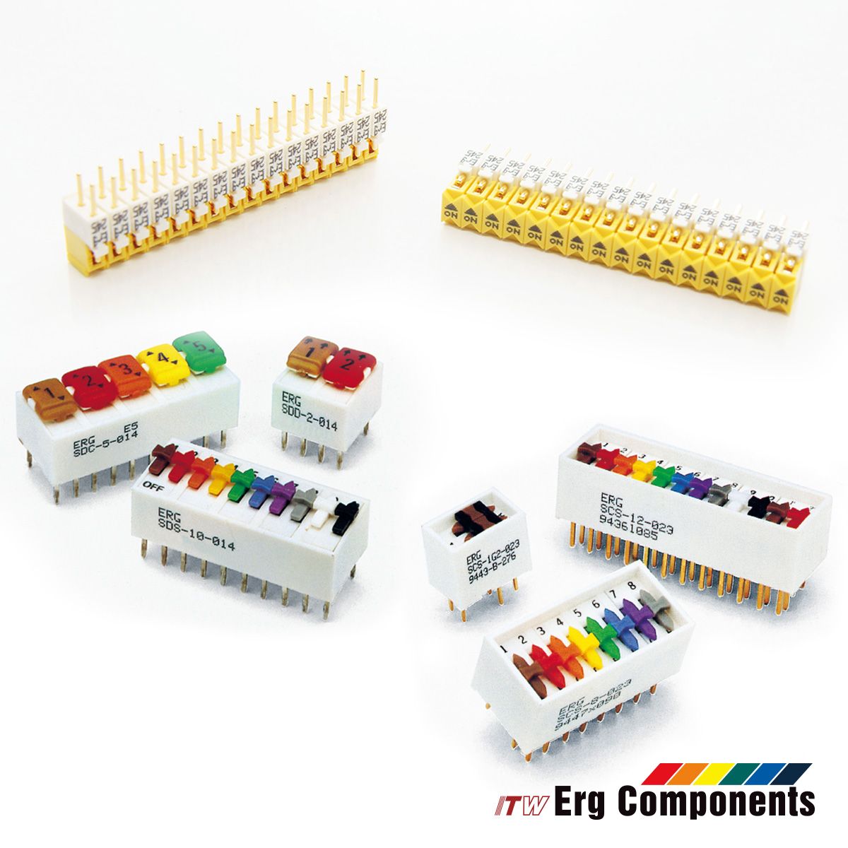 Jumper Switches, DIP Switches, and DIL Switches are provided by ITW Lumex Switch.