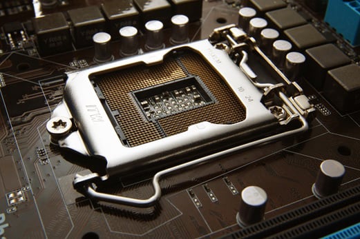 Kühlkörperhaltekomponente CPU