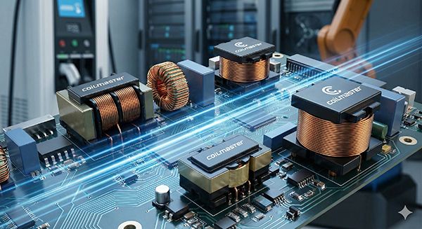 Application based power solutions using inductors, transformers and EMI filters for automotive and industrial DC-DC systems