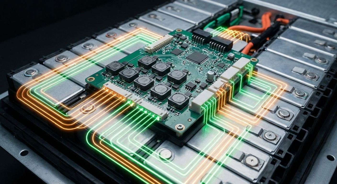Battery management system DC-DC converter using automotive grade power inductors