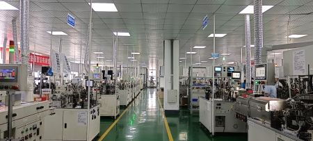 Automatisierter Produktionsbereich (Induktor) im 2. Stock