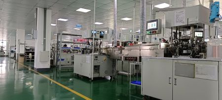 Zone de production automatisée au 2ème étage (inducteurs)