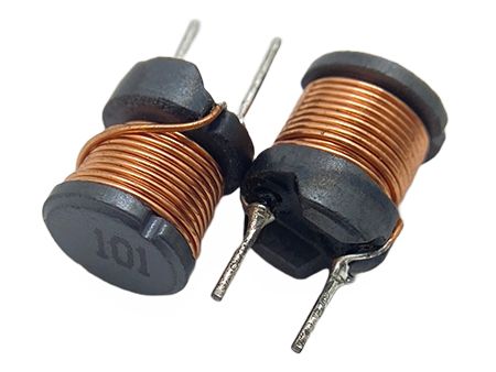 500uH, 1.2A Drum core pin type power inductor - Radial leaded power chokes