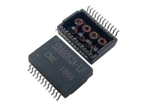 10/100 SMD тонкий магнитный трансформатор LAN модуль - PoE Ethernet трансформатор