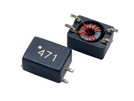 10uH, 0.3A SMD 低高度共模電感 - 低高度貼片共模 EMI 濾波器