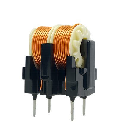 100000 мкГн, 0.3A Радиальный индуктор общего режима - Вертикальный фильтр постоянного тока с отверстием