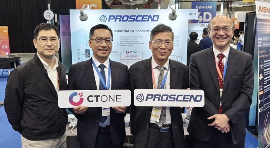 昇頻PROSCEND x 訊勢CTOne攜手打造IIoT端到端資安解決方案 守護最後一哩關鍵安全防線