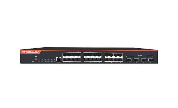 28-Port-GbE-Glasfaser-Managed-Switch mit 4 10G-SFP-Uplinks - 28-Port-GbE-Glasfaser-Managed-Switch mit 4 10G-SFP-Uplinks 850XF-28