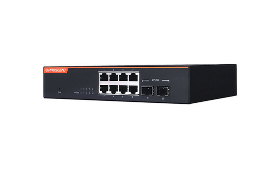 10-Port GbE Managed Switch with Layer 2 Management 850G-10