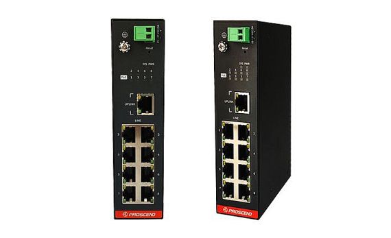 Industrial Compact 8-Port PoE Long Reach Switch 708EPI-DC