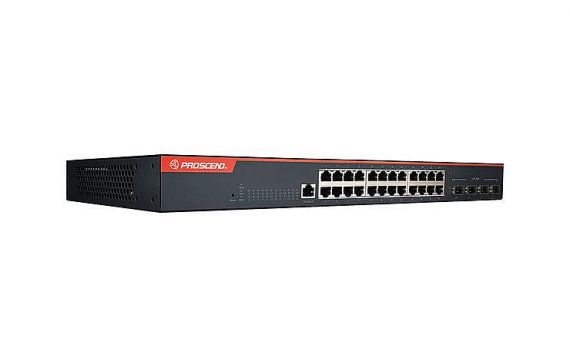 28-Port GbE Managed Switch with 10G SFP 850X-28