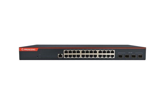 28-Port GbE Managed Switch with 4 10G SFP+ Uplinks - 28-Port GbE Managed Switch with 4 10G SFP+ Uplinks