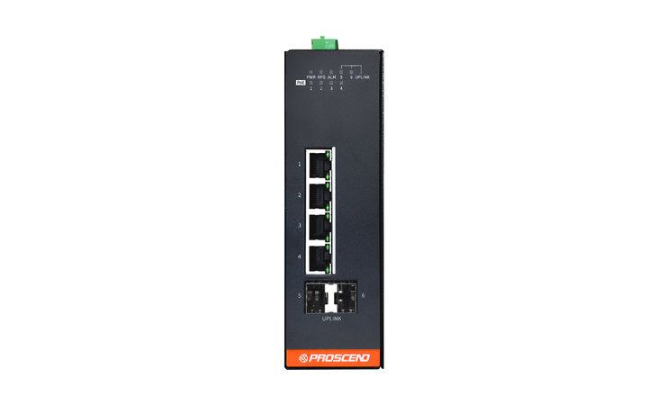 Industrial 6-Port GbE Managed PoE Switch | Industrial 5G Cellular ...