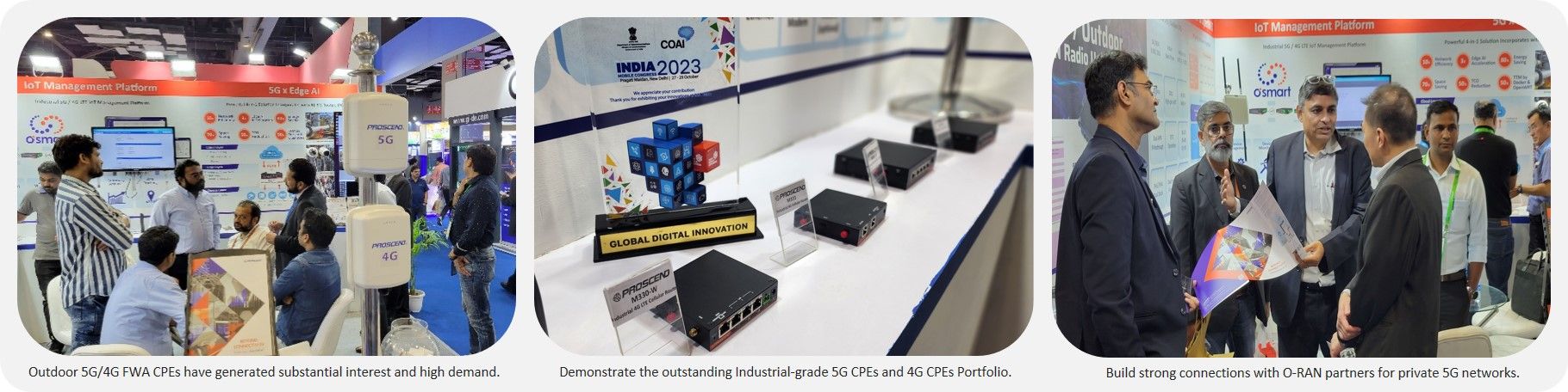 PROSCEND นำเสนอผลิตภัณฑ์และสิ่งที่ยอดเยี่ยมในการเชื่อมต่อเครือข่ายที่ IMC 2023.