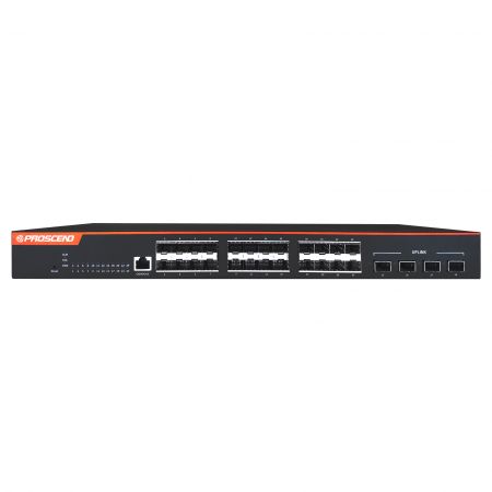 28-Port-GBE-Glasfaser-Switch mit 4 10G SFP Uplinks - 28-Port-GBE-Glasfaser-Switch mit 4 10G SFP Uplinks 850xf-28