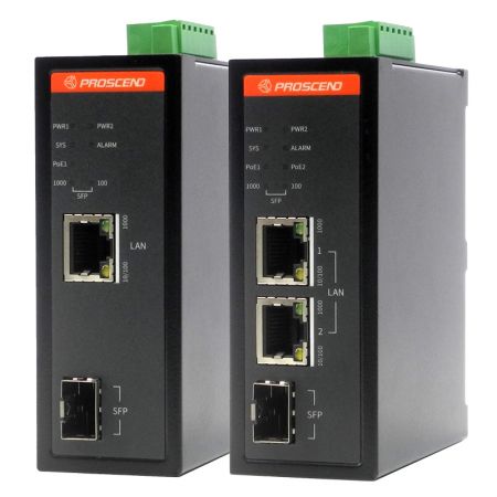 Промышленный медиаконвертер с оптоволоконным Ethernet и поддержкой 802.3bt PoE - Промышленный конвертер с оптоволоконным Ethernet и поддержкой 802.3bt PoE
